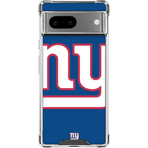 NFL New York Giants Large Logo Google Pixel 7a Clear Case